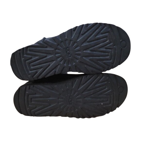 UGG Womens Size 7 Classic Tall II Black Sheepskin Shearling Fur Lined Boots - Picture 7 of 10